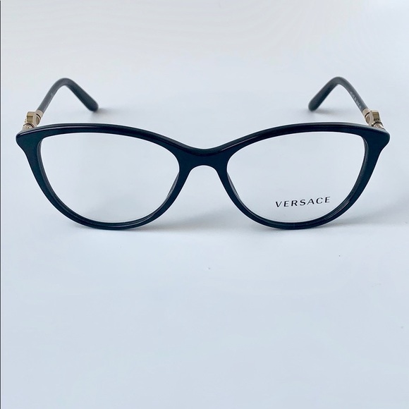 Versace Women Eyeglasses Cat Eye VE3175 GB1 Black - Picture 4 of 8